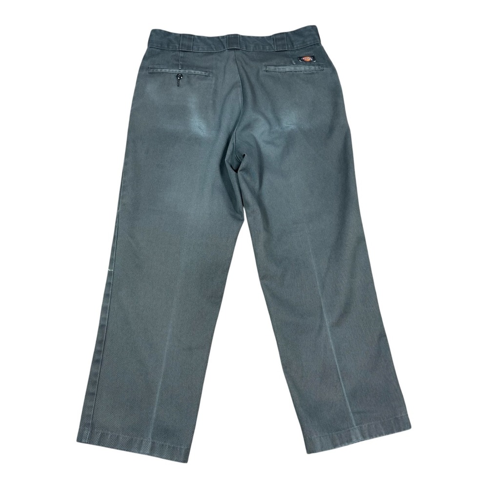2000s Dickies‎ Faded Blue/Gray Pleated Straight Leg Pants Men's 31x26 FLAW
